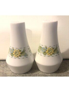 Vintage Noritake Progression Springfield Salt/Pepper Shakers  4" # 3348